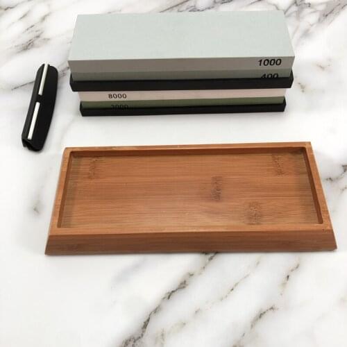 400#1000#3000#8000# grit sharpening stone 4pcs Whetstone Multi-stage Fine grinding Angle guide knife sharpener