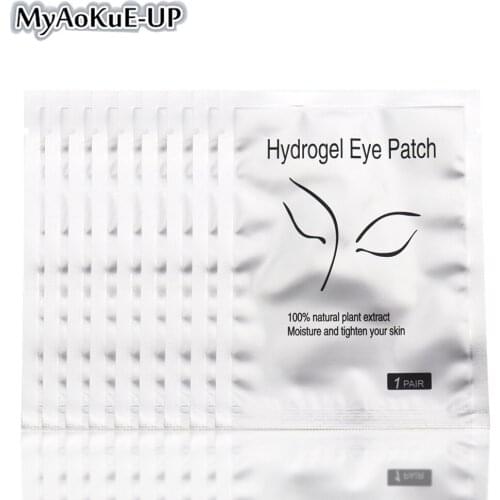500pairs Hydrogel Eye Pad Eyelash extension Patches for eyelash tighten skin Soft Eye Lashes Patch extensions Under Eye Pads