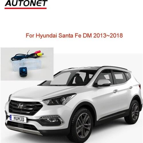 Autonet Rear view camera For Hyundai Santa Fe DM 2013~2018 CVBS night view rear camera/reversing camera/license plate camera