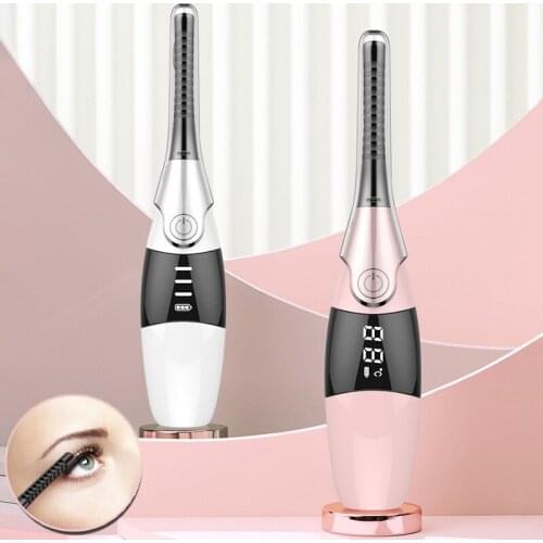 Electric Eyelash Curler Heated Eyelashes Curling Beauty Makeup Tool Lady Portable Long Lasting Lash Lifting Accessories
