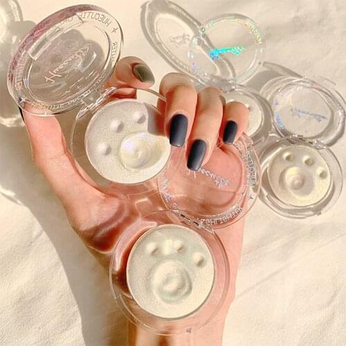 4 Color Face Highlighter Mashed Potato Brighten Long Lasting Repair Contour Waterproof Makeup Bronzers Highlighters TSLM1