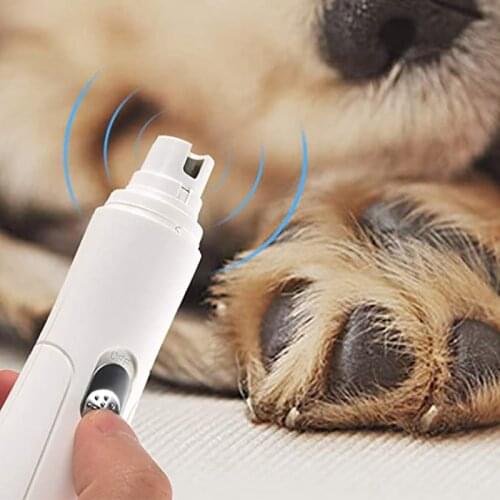 Pet Nail Grinder Dog Nail Clippers Cat Nail trimmer USB Rechargeable Electronic Cats Nail Cutter Kitty Kitten Paw Grooming Tool