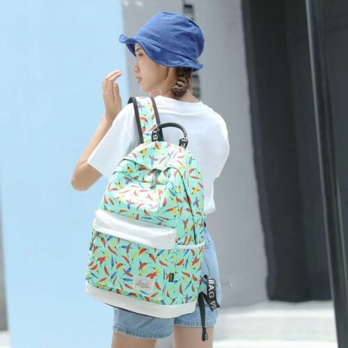 2018 Schoolbags Fashion School Backpack Forteenager Girls College School Bags Casual Travel Women Backpack Mochila Feminina