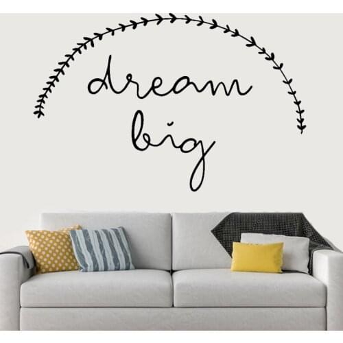 Motivational Quotes Wall Sticker Company Office Vinyl Decals School Wall Decor Removable Living Room Decoration Inspirational