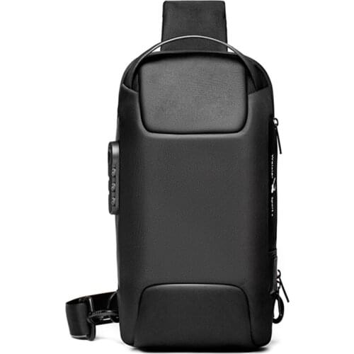 Male Shoulder Bags USB Charging Crossbody Bags Men Anti Theft Chest Bag School Summer Short Trip Messengers Bag