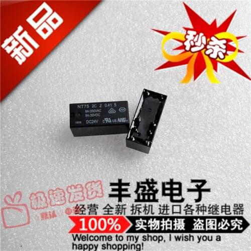 New NT75 2C Z 0.41 5 Genuine 8A/250VAC 24VDC Relay Second Section II Closed