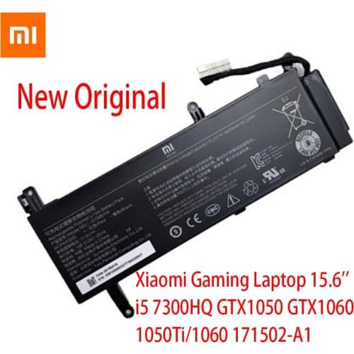 Xiaomi Original G15B01W 3620mAh Laptop Battery For Xiaomi Gaming Laptop 15.6'' 7300HQ 8 Gen GTX1050 GTX1060 Series 15.2V 55.02Wh