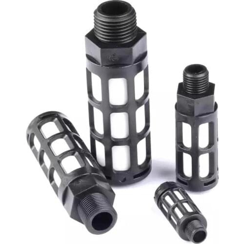 Plastic Muffler Noise Deadener Air Filter Aquarium Water Pipe Outlet Noise Snubber Pneumatic Exhaust Muffler 1 PCS