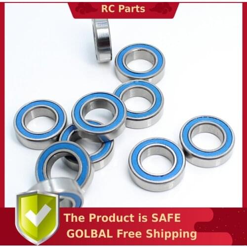 MR148RS Bearing ABEC-3 10 PCS 8x14x4mm Miniature MR148 2RS RU Ball Bearings Blue Sealed For Axial SCX10 II