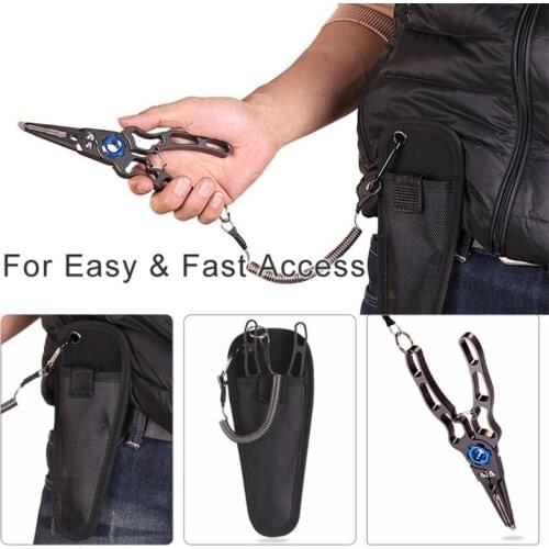 Fishing Pliers,Titanium Alloy Clamp Head Fishing Gear,Saltwater Resistant Fishing Tools,Hook Remover Braid Line Cutting