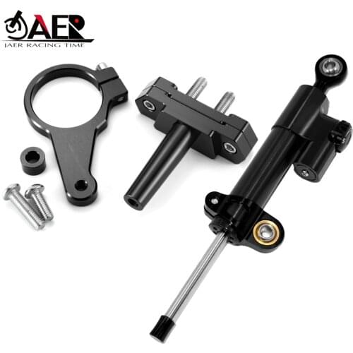 JAER Motorcycle Steering Stabilize Damper Bracket Mount for Yamaha R15 V3 2017 2018 2019 2020