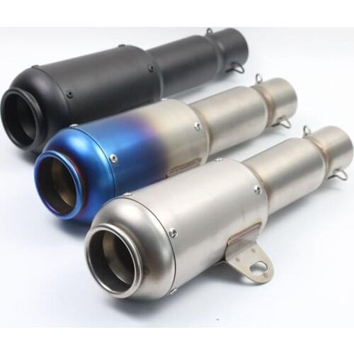 51MM Universal Motorcycle Exhaust Modified Scooter GY6 Dirt Bike For RC390 Z800 XMAX300 250 CBR500 GSXR750 TMAX530