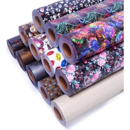 Cricut Vinyl 1 Sheet 25x30.5cm Beautiful Color TPU Heat Transfer Vinyl Heat Press Machine Flowers HTV Printing DIY Cloth Cricut
