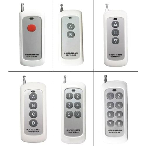 Xuanlongyuan 500M Long Range 1 2 3 4 6 8CH RF Transmitter 1CH 2CH 3CH 4CH 6CH 8CH Channel RF Wireless Remote Contro ,315/433.92