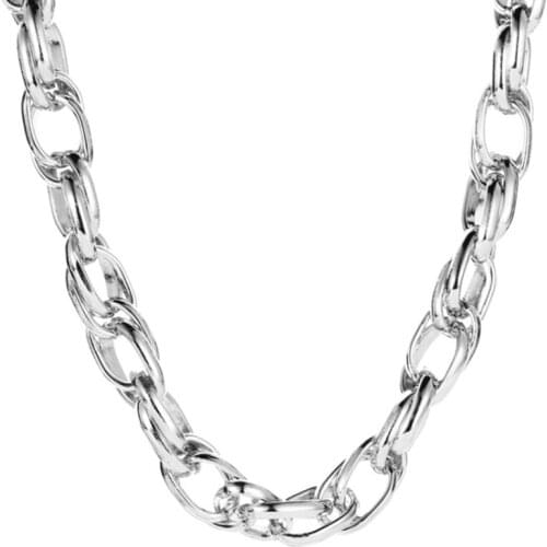 Hot New Product Personality Simple Metal Thick Chain Necklace Exaggerated Punk Style Ladies Necklace