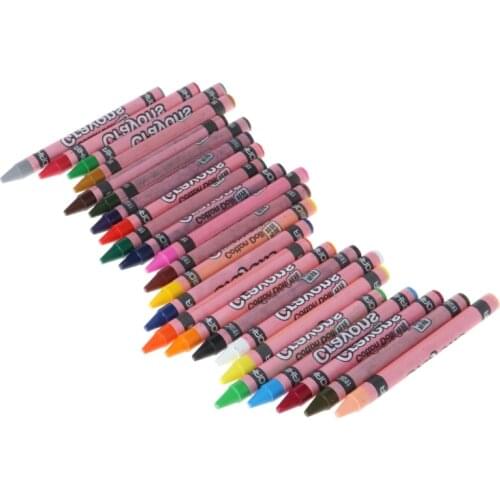 1 Set Wax Crayon Stick Kid Painting Drawing Sketching Art Tool 8/12/24 Colors