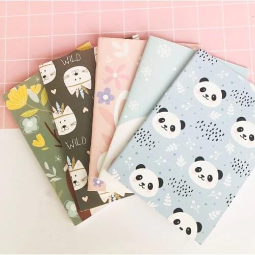 1X Kawaii Cartoon Animals Panda Penguin Portable Pocket Mini Notebook Stationery Promotion Gift
