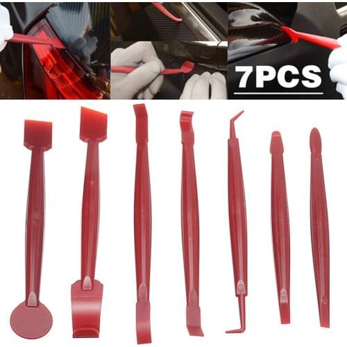 7pcs/set Car Vinyl Wrap Film Wrap Sticker Tools Kit Auto Car Window Tint Foil Stick Squeegee Razor Scraper Remover Parts