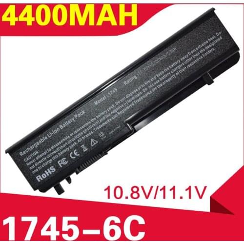 ApexWay 4400mAh Laptop Battery 312-0186 N855P U164P For dell Studio 17 1745 1747 1749