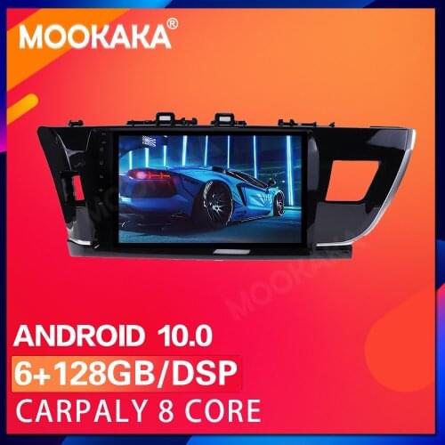 PX6 Android 10.0 6+128G Car GPS Navigation For Toyota Corolla 2010-2017 Auto Radio Stereo Multimedia DVD Player Head Unit DSP