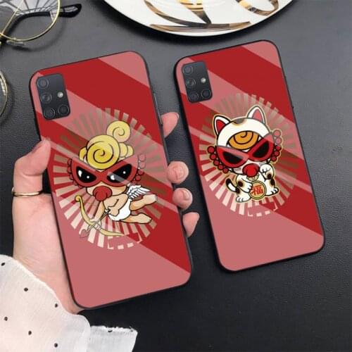 Japan Street Fashion Luxury Hysteric Mini Phone Case For Samsung S6 8 9 10e 20plus S20 Ultra Note8 9 10pro A72018 Tempered Glass