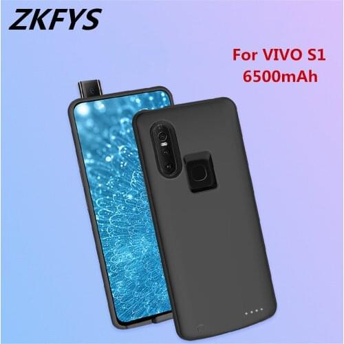 ZKFYS 6500mAh Fast Charging Power Bank Case For VIVO S1 High Quality Ultra Thin Fast Charger Battery Cover