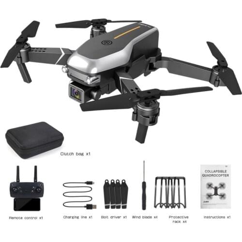 HJ95 GPS Drone RC Quadcopter With 6K Dual Cameras Height Hold 3D Flip 360° Roll Function Voice Control Quadcopter Flying Toys