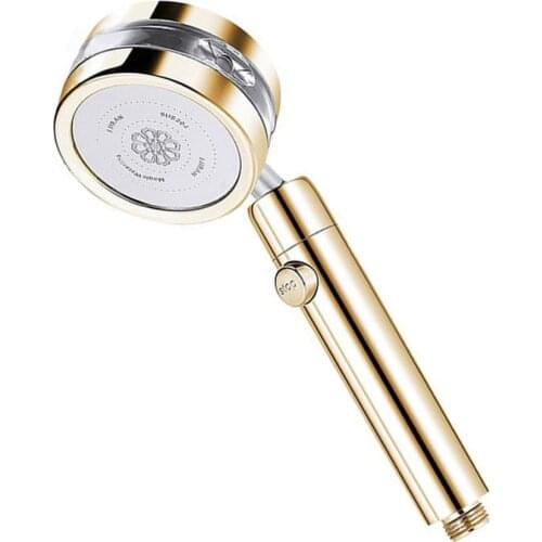 Turbocharged Handheld Shower Xiaoman Waist Shower One-Button Water Stop 8K Mirror Shaking Head Shower Head Bathroom Accessories