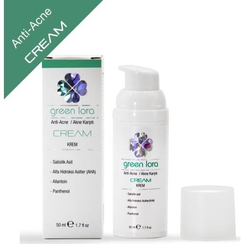 GreenLora Effective Anti Acne Removal Cream Acne Treatment Acne Spots Shrink Whitening Moisturizing Acne Cream Skin Care 50 Ml