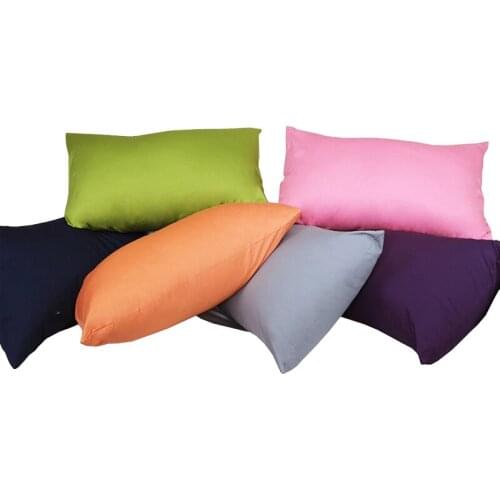Cotton Sleeping Pillowcase Super Soft Solid Pillow case Home Hotel Bedding Pillow Cover 50x70/50x76/60x60/60x80cm