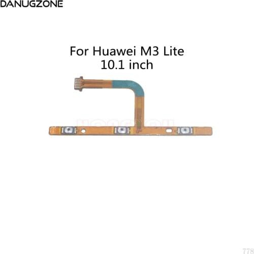 Power Button Switch Volume Button Mute On / Off Flex Cable For Huawei Tablet M3 Lite 10.1 inch BAH-AL00/W09 /Tablet M6 10.8 inch