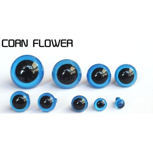 5-18mm Blue Color Round Amigurumi Animals eyes/Round Safety Eyes Come With white Washers