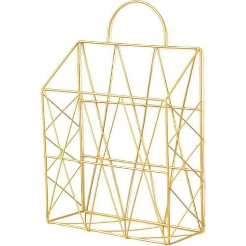 Storage Hook Organizer Case Retro Wrough Wall Shelf Hooks White Metal Home Bedroom Study Black Modern Gold 1 Pc Iron Racks