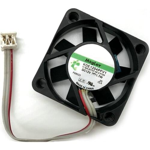 KDE1204PFV1 4010 DC12V 1.7W Cooling Fan Replacement 3-wire Cooler for Sunon Repair Part