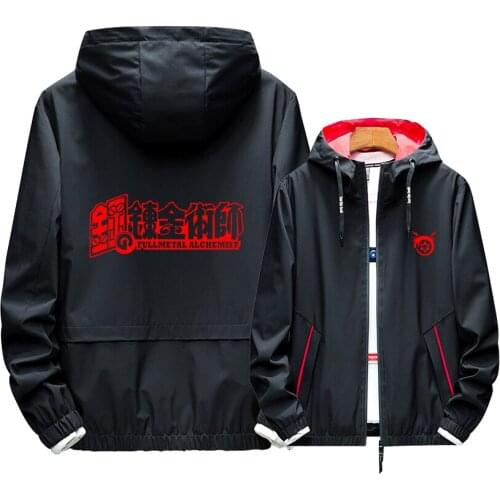 Summer Costume Fullmetal Alchemist Role Izumi Curtis Cosplay Hot Sale Hoodie Luminous Printed Zipper Fashion Casual Thin Jacket