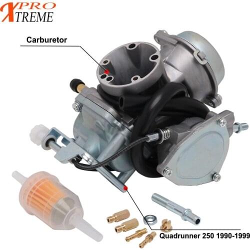 Motorcycle Zinc Carburetor For Suzuki Quadrunner 250 LTF250 Carb 1990-1999
