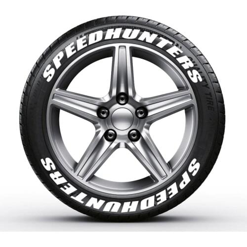 1in Custom DIY Car Stickers Permanent PVC Stickers 26 PVC Letters Tire Sticker Tyre Decor Sticker Universal Pneu PVC Letters