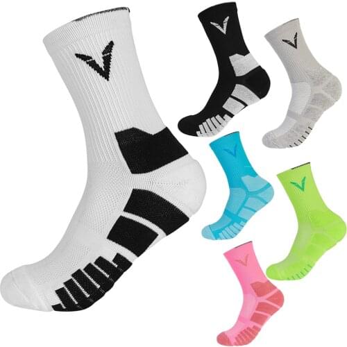Veidoorn Compression Sport Socks Basketball Gym Workout Running Hiking Tennis Man Women Anti-Slip Sock