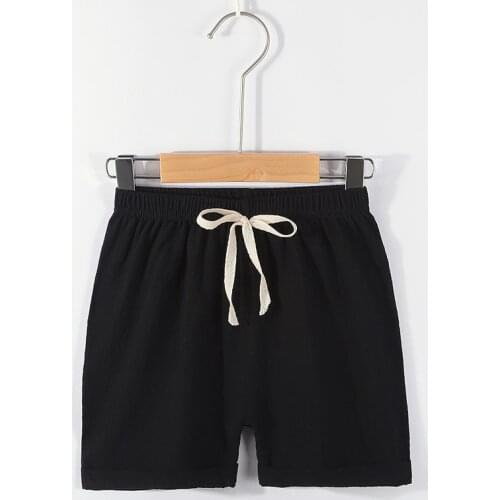 New Summer Baby Shorts Children Fashion Boys Girls Cool Black Shorts Toddler Casual Short Sport Pants Childrens Clothing