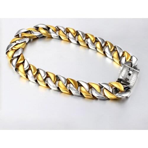 32mm Stainless Steel Casting Dog Chain Metal Training Pet Collars Gold Silver Color Slip Collar for Large Dogs Pitbull Bulldog