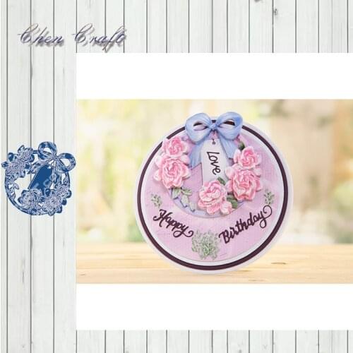 Pretty garland Metal Cutting Dies for Scrapbooking New Dies for 2019 Die Cut Stitch Craft Die Stencil Troqueles