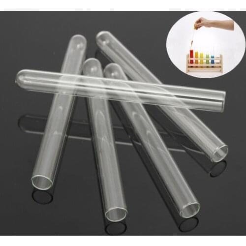 Outside Diameter 20ml Glass Round Bottom Test Tube with Cork Stopper Thickened Flat - Mouth Lab Glassware