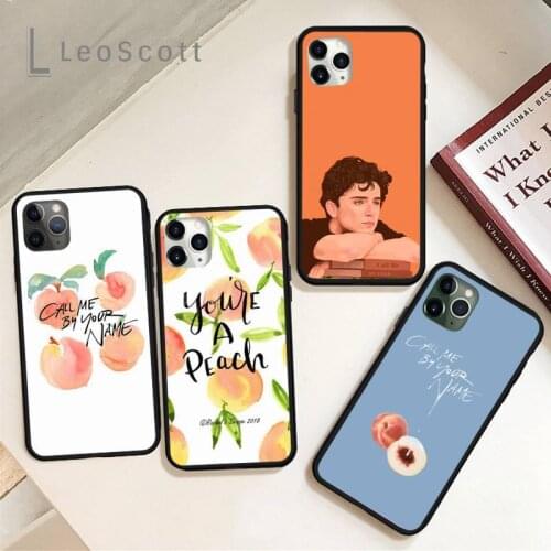 Call me by your name poster Phone Cases for iPhone 11 12 pro XS MAX 8 7 6 6S Plus X 5S SE 2020 XR Soft silicone funda coque