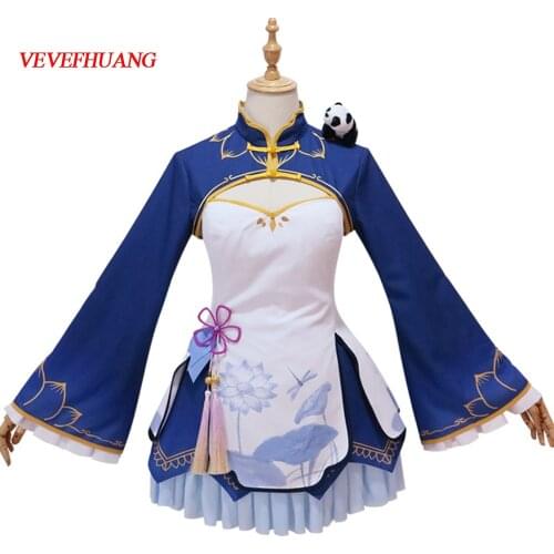 VEVEFHUANG Kосплей Ram/Rem Lolita Cosplay Re:Zero Kara Hajimeru Isekai Seikatsu Relife In a Different World Kawaii Costume аниме