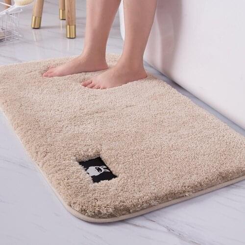 High quality Microfiber bathroom absorbent floor mat,Toilet anti-slip carpet,Bedroom soft towel rug.Super absorbent blanket
