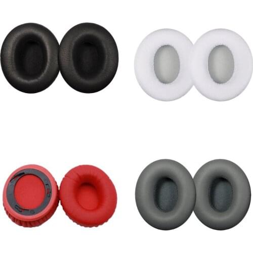 1 Pair Earphone Ear Pads Earpads Sponge Soft Foam Cushion Cups Replacement for Beats By Dr Dre Solo & Solo HD Headphone