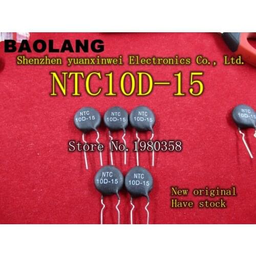 10pcs/lot NTC10D-15 NTC 10d-15 piece of diameter 15mm