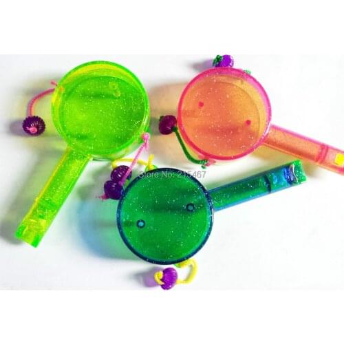 3pc transparent NOISE DRUMS clicker clacker Clapper NORISE MAKER novelty birthday party favors Pinata Bag Filler Gag Loot Gift