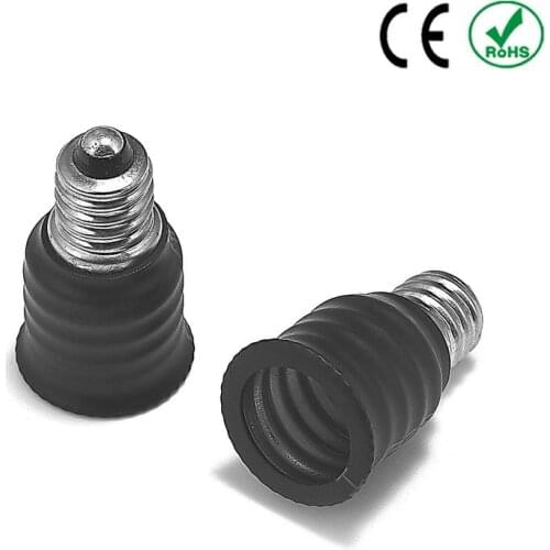 6pcs E10 to E14 LED Light Bulb Lamp Holder Adapter Converter