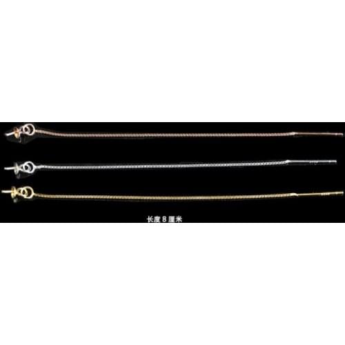 TS-007 Optional Color Tassel Findings 925 Sterling Silver Electroplated Earring Accessory Women Fashion DIY Earring Findings